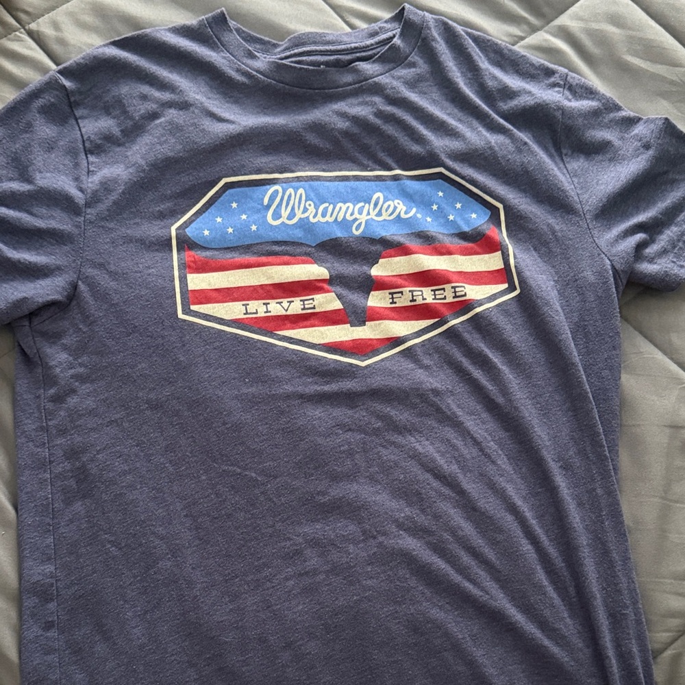Wrangler Patriotic Blue Tee